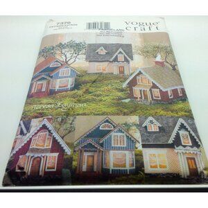 Vogue Craft 7376 Miniature Victorian Village No Sew Optional Lighting